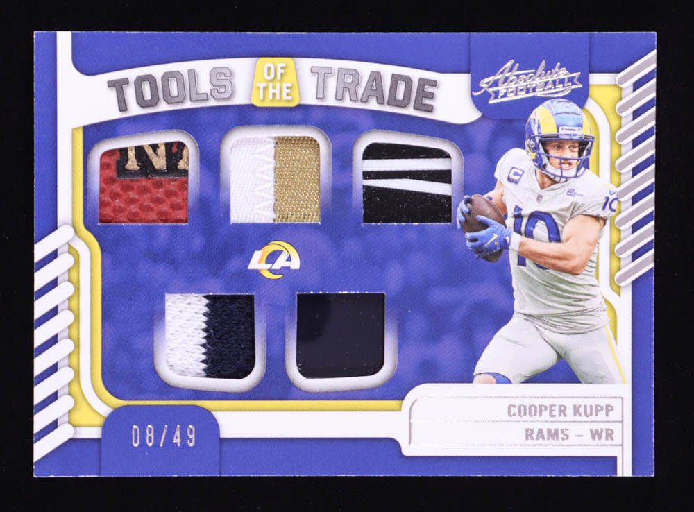Cooper Kupp 2022 Absolute Tools of the Trade Five Materials #4 #08/49 at PristineAuction.com Cooper Kupp 2022 Absolute Tools of the Trade Five Materials #4 #08/49 at PristineAuction.com