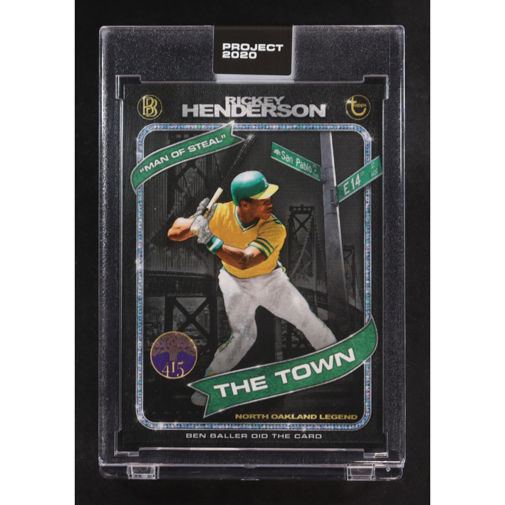 Rickey Henderson 2020 Topps Project 2020 #71 / Ben Baller at PristineAuction.com