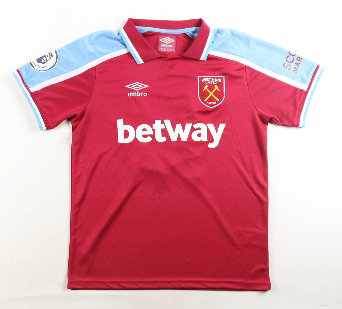 Paolo Di Canio Signed West Ham United F.C. Umbro Authentic Jersey (Beckett) at PristineAuction.com Paolo Di Canio Signed West Ham United F.C. Umbro Authentic Jersey (Beckett) at PristineAuction.com