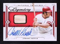 Johnny Bench 2024 Panini National Treasures Legendary Lumber Signatures Gold #LLSJB #16/25 at PristineAuction.com