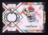 Yadier Molina 2025 Topps Diamond Icons Single Player Relics Red #SPRYM #1/5 at PristineAuction.com