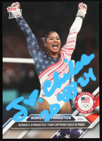 Jordan Chiles Signed 2024 Topps Now Olympic Games #8 Inscribed "2024" (ACOA) at PristineAuction.com
