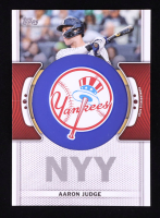 Aaron Judge 2023 Topps Team Logo Commemorative Patch #TLPAJ at PristineAuction.com