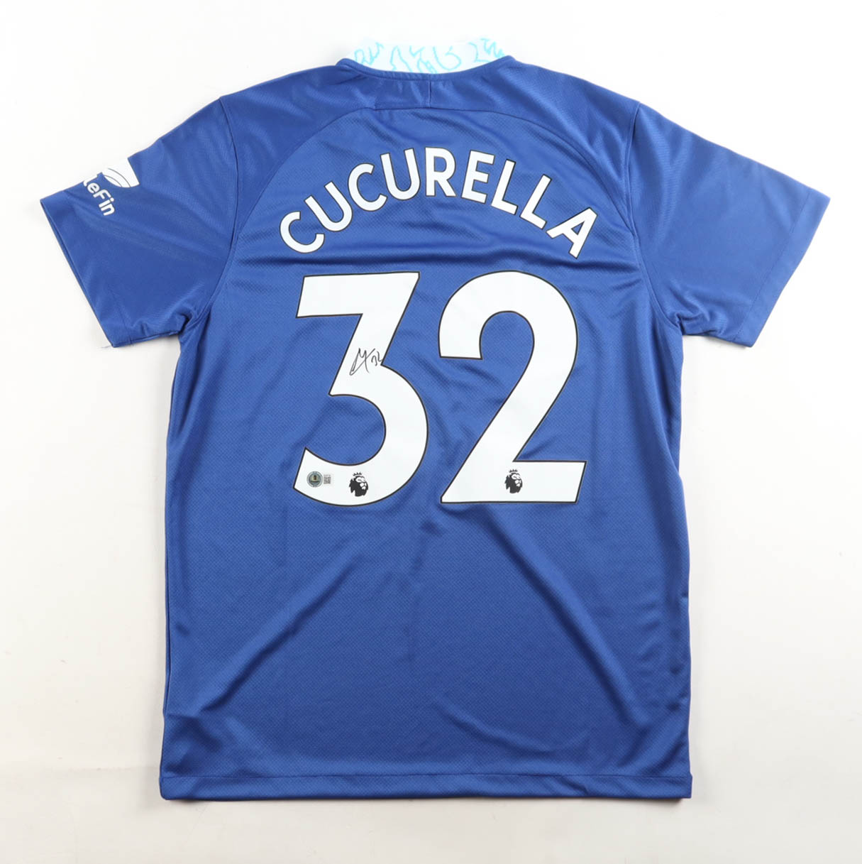 Marc Cucurella Signed Chelsea F.C. Nike Authentic Jersey (Beckett) at PristineAuction.com Marc Cucurella Signed Chelsea F.C. Nike Authentic Jersey (Beckett) at PristineAuction.com