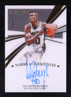 David Robinson 2020-21 Immaculate Collection Marks of Greatness #4 #55/75 at PristineAuction.com