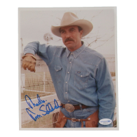Tom Selleck Signed 8x10 Photo Inscribed "Thanks" (ACOA) at PristineAuction.com