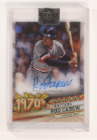 Rod Carew 2020 Topps Clearly Authentic Decades Best Autographs #DBARC at PristineAuction.com