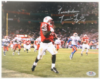 "Touchdown" Tommie Frazier Signed Nebraska Cornhuskers 8x10 Photo (PSA) at PristineAuction.com