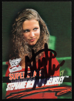 Stephanie McMahon Signed 2001 Fleer WWF Superstars #24 (ACOA) at PristineAuction.com