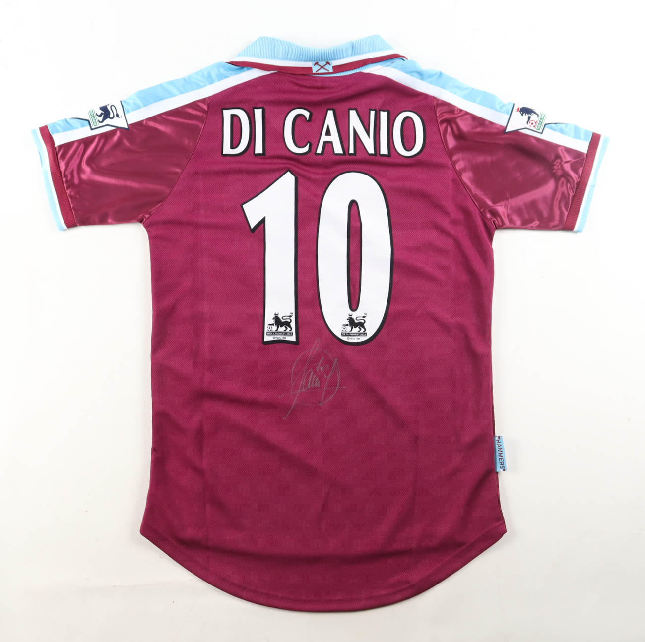Paolo Di Canio Signed West Ham United F.C. Fila Authentic Jersey (Beckett) at PristineAuction.com Paolo Di Canio Signed West Ham United F.C. Fila Authentic Jersey (Beckett) at PristineAuction.com