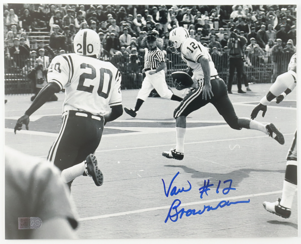 Van Brownson Signed Nebraska Cornhuskers 8x10 Photo (AIV) at PristineAuction.com Van Brownson Signed Nebraska Cornhuskers 8x10 Photo (AIV) at PristineAuction.com