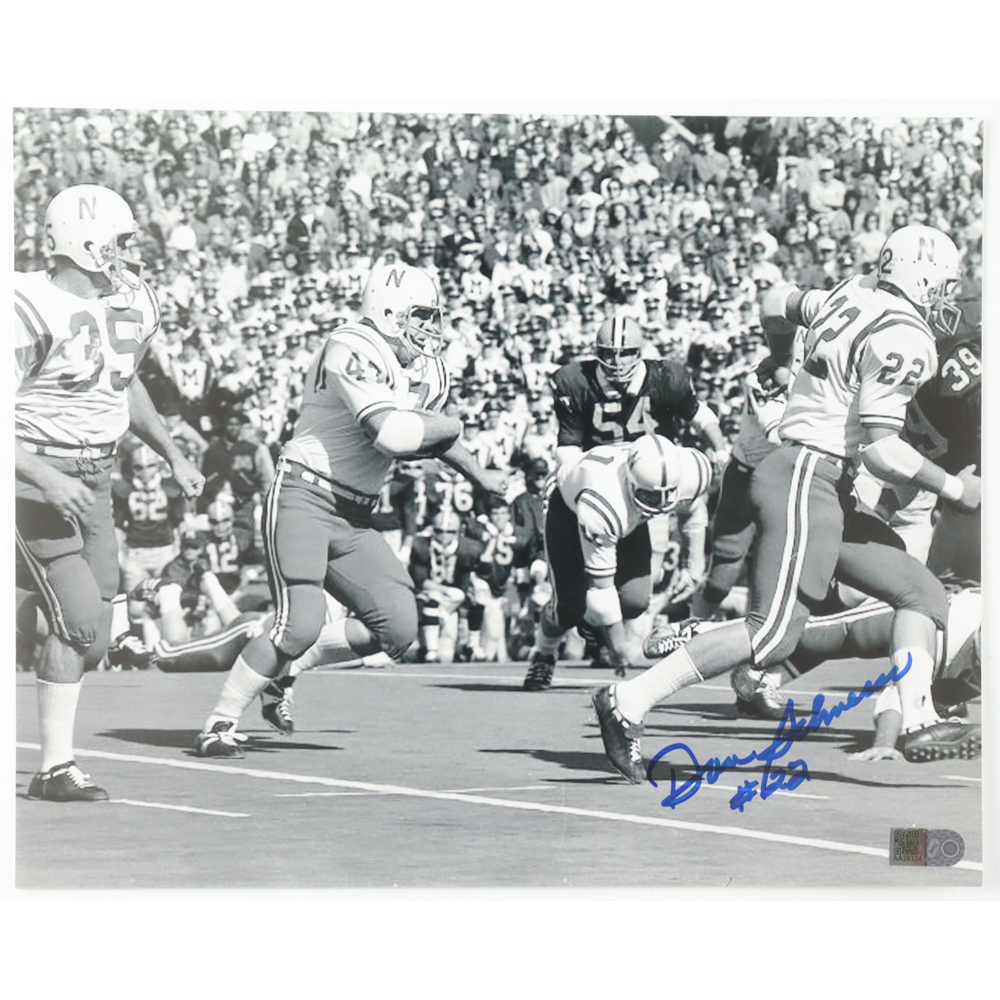 Dan Schneiss Signed Nebraska Cornhuskers 8x10 Photo (AIV) at PristineAuction.com