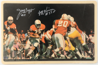 Jerry Tagge & Jeff Kinney Signed 1971 Vintage Nebraska Cornhuskers Placemat (AIV) at PristineAuction.com