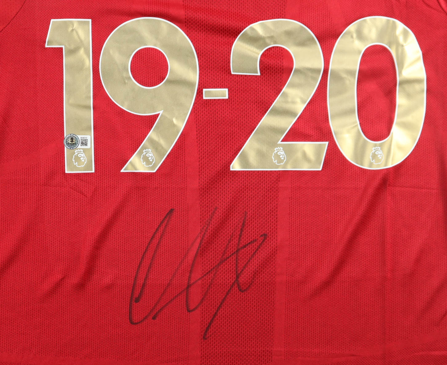 Trent Alexander-Arnold Signed "19-20 Champions" Liverpool F. C. New Balance Authentic Jersey (Beckett) at PristineAuction.com Trent Alexander-Arnold Signed "19-20 Champions" Liverpool F. C. New Balance Authentic Jersey (Beckett) at PristineAuction.com