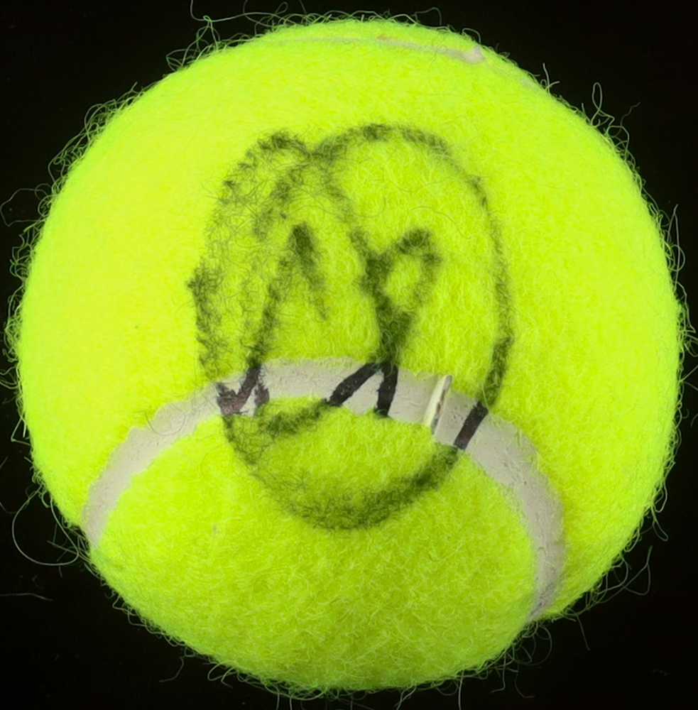 Novak Djokovic Signed Tennis Ball (ACOA) at PristineAuction.com Novak Djokovic Signed Tennis Ball (ACOA) at PristineAuction.com