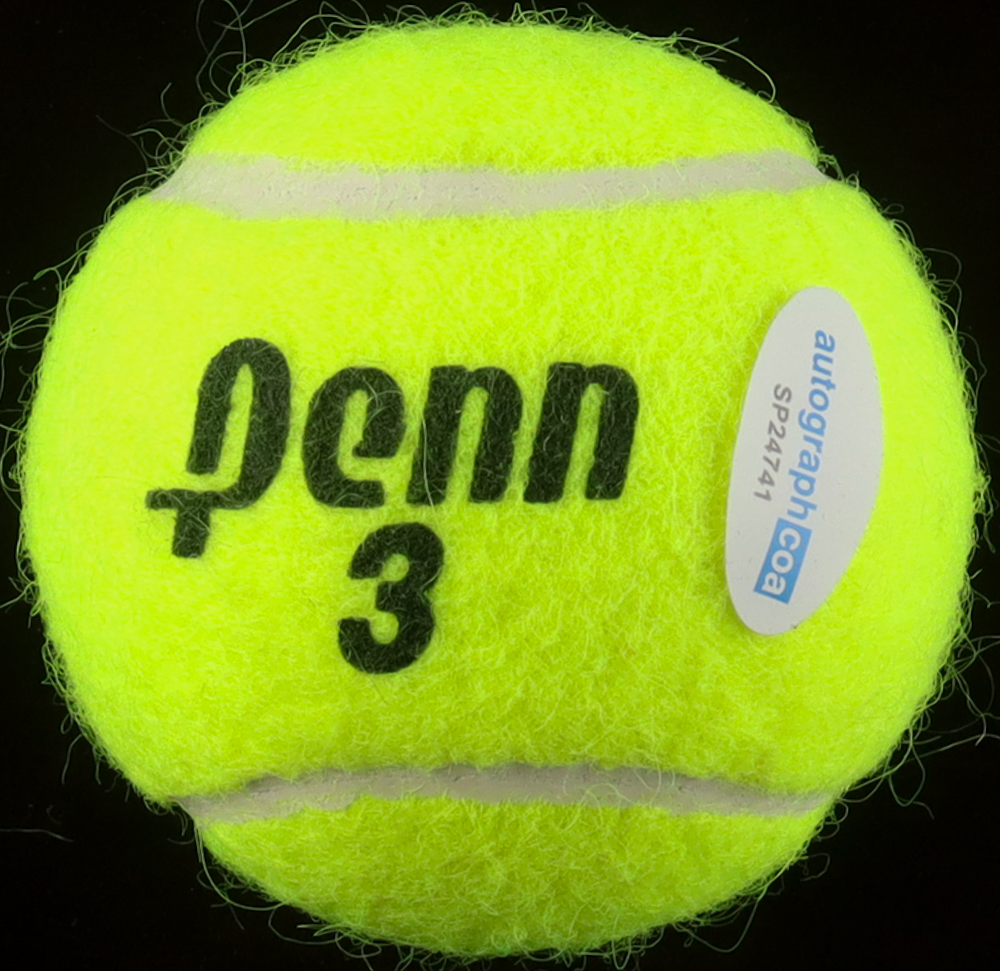 Novak Djokovic Signed Tennis Ball (ACOA) at PristineAuction.com Novak Djokovic Signed Tennis Ball (ACOA) at PristineAuction.com