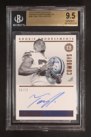 Tony Pollard 2019 Panini Encased Rookie Endorsements Auto #RE-TPO RC #15/75 (BGS 9.5 | Autograph Graded BGS 10) at PristineAuction.com