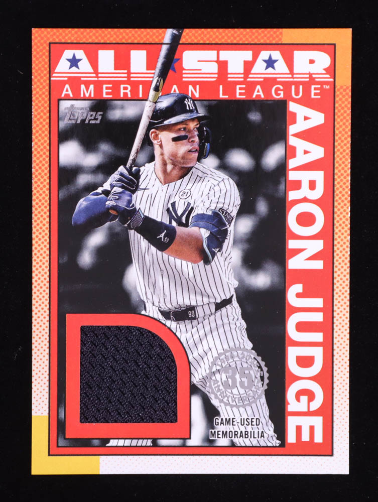 Aaron Judge 2025 Topps '90 Topps All Star Relics #90ASRAJ at PristineAuction.com Aaron Judge 2025 Topps '90 Topps All Star Relics #90ASRAJ at PristineAuction.com