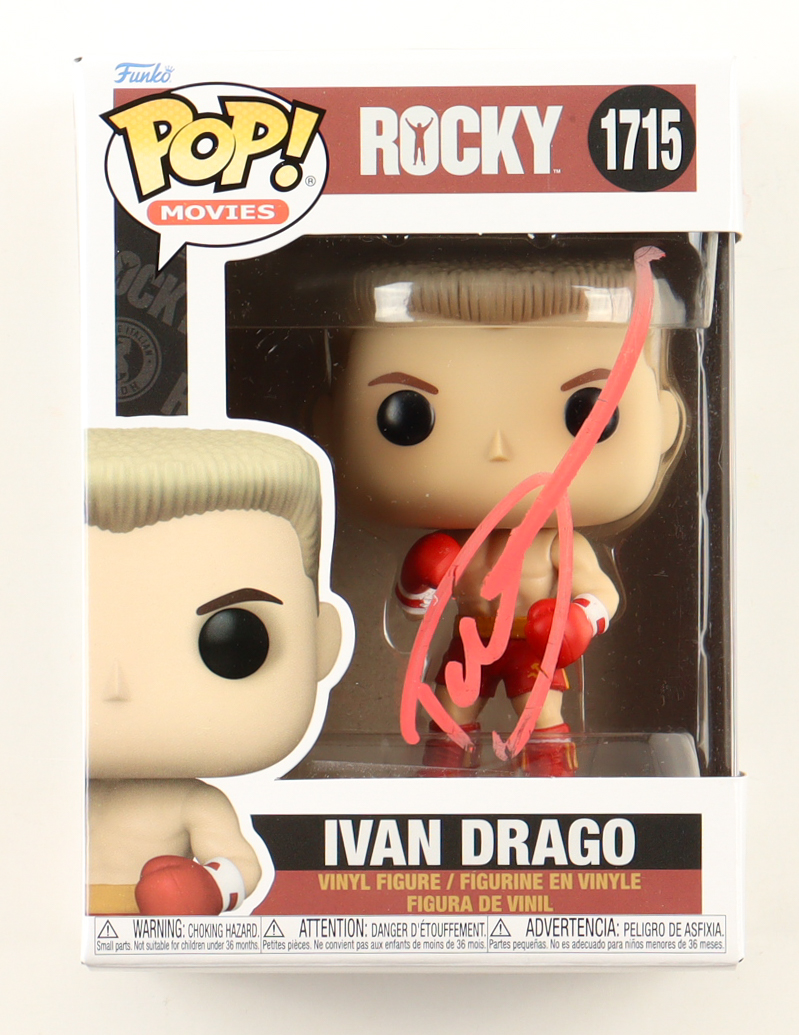 Dolph Lundgren Signed "Rocky" #1715 Ivan Drago Funko Pop! Vinyl Figure (ACOA) at PristineAuction.com Dolph Lundgren Signed "Rocky" #1715 Ivan Drago Funko Pop! Vinyl Figure (ACOA) at PristineAuction.com