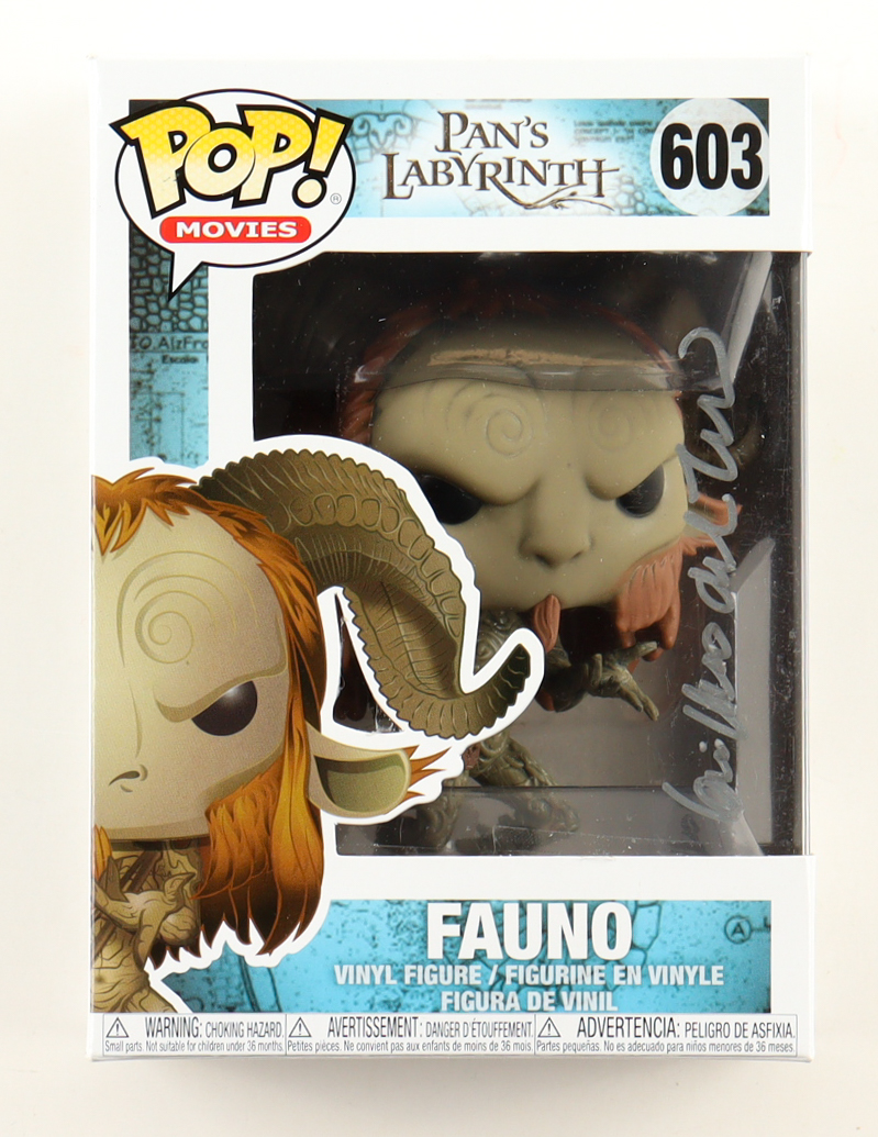 Guillermo Del Toro Signed "Pan's Labyrinth" #603 Fauno Funko Pop! Vinyl Figure (ACOA) at PristineAuction.com Guillermo Del Toro Signed "Pan's Labyrinth" #603 Fauno Funko Pop! Vinyl Figure (ACOA) at PristineAuction.com