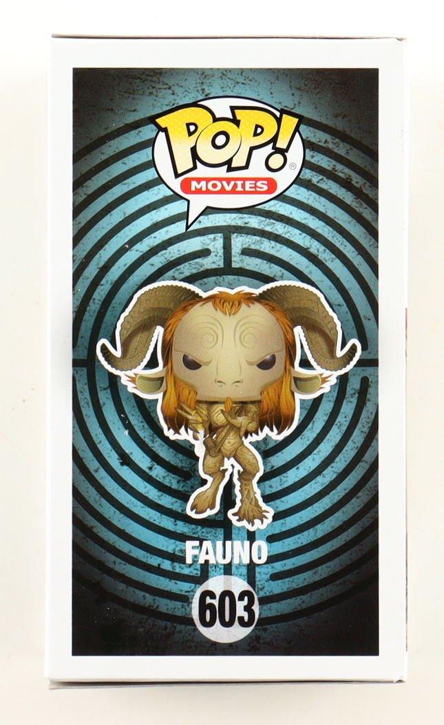 Guillermo Del Toro Signed "Pan's Labyrinth" #603 Fauno Funko Pop! Vinyl Figure (ACOA) at PristineAuction.com Guillermo Del Toro Signed "Pan's Labyrinth" #603 Fauno Funko Pop! Vinyl Figure (ACOA) at PristineAuction.com