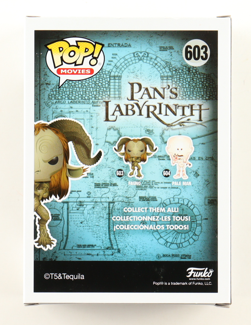 Guillermo Del Toro Signed "Pan's Labyrinth" #603 Fauno Funko Pop! Vinyl Figure (ACOA) at PristineAuction.com Guillermo Del Toro Signed "Pan's Labyrinth" #603 Fauno Funko Pop! Vinyl Figure (ACOA) at PristineAuction.com