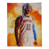 Jalen Brunson Signed Knicks 8.5x11 Photo (Beckett) at PristineAuction.com