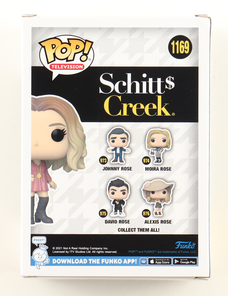 Annie Murphy Signed "Schitts Creek" #1169 Alexis Rose Funko Pop! Vinyl Figure (AutographCOA) at PristineAuction.com Annie Murphy Signed "Schitts Creek" #1169 Alexis Rose Funko Pop! Vinyl Figure (AutographCOA) at PristineAuction.com