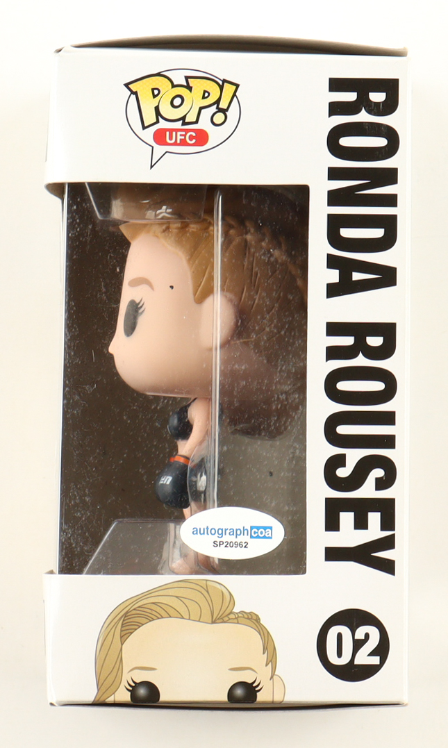 Ronda Rousey Signed UFC #02 Funko Pop! Vinyl Figure (ACOA) at PristineAuction.com Ronda Rousey Signed UFC #02 Funko Pop! Vinyl Figure (ACOA) at PristineAuction.com