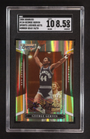George Gervin 2008 Donruss Sports Legend Auto Mirror Gold #134 #18/25 (SGC 8.5 | Autograph Graded SGC 10) at PristineAuction.com