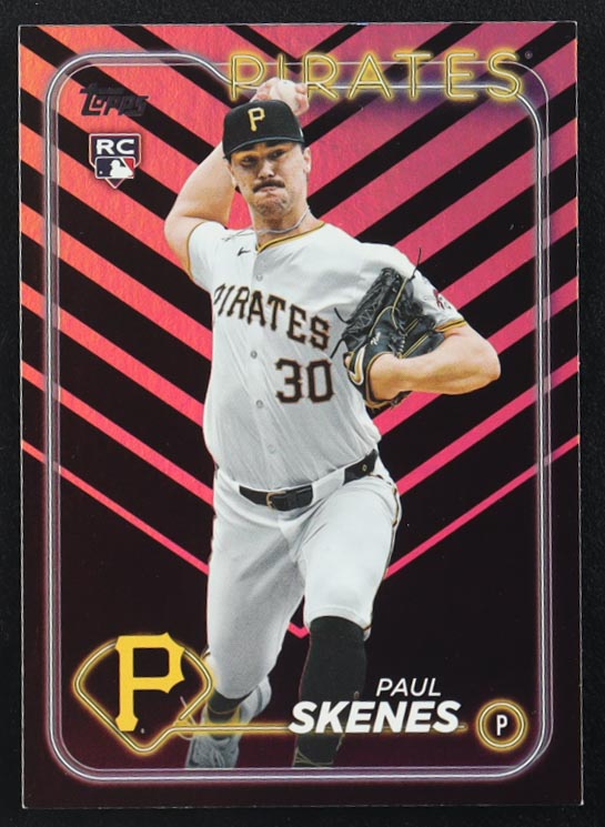 Paul Skenes 2024 Topps Update Halloween Orange and Black Foil #US100 RC at PristineAuction.com Paul Skenes 2024 Topps Update Halloween Orange and Black Foil #US100 RC at PristineAuction.com