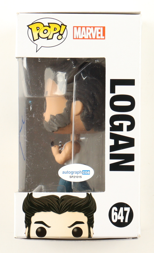 Hugh Jackman Signed "Marvel" #647 Logan Funko Pop! Vinyl Figure (ACOA) at PristineAuction.com Hugh Jackman Signed "Marvel" #647 Logan Funko Pop! Vinyl Figure (ACOA) at PristineAuction.com