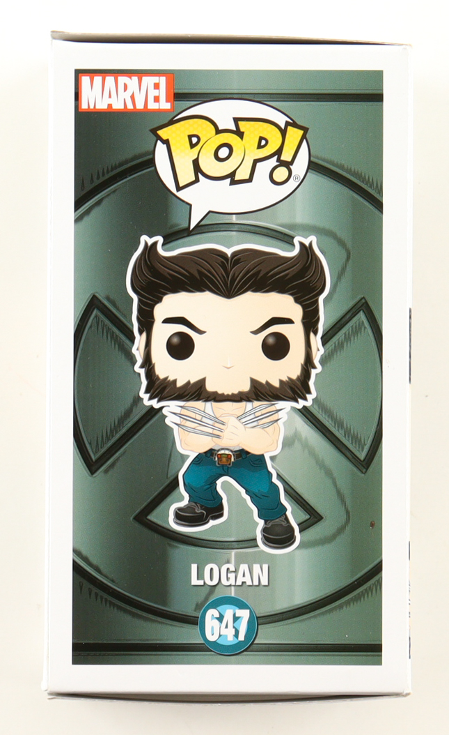 Hugh Jackman Signed "Marvel" #647 Logan Funko Pop! Vinyl Figure (ACOA) at PristineAuction.com Hugh Jackman Signed "Marvel" #647 Logan Funko Pop! Vinyl Figure (ACOA) at PristineAuction.com