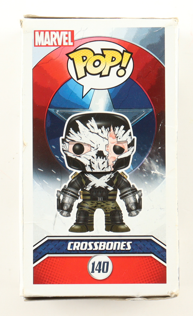 Frank Grillo Signed "Marvel - Captain America: Civil War" #140 Crossbones (Battle Damage) Bobble-Head Funko Pop! Vinyl Figure (AutographCOA) at PristineAuction.com Frank Grillo Signed "Marvel - Captain America: Civil War" #140 Crossbones (Battle Damage) Bobble-Head Funko Pop! Vinyl Figure (AutographCOA) at PristineAuction.com
