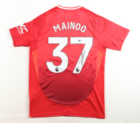 Kobbie Mainoo Signed Manchester United F.C. Adidas Authentic Jersey (Beckett) at PristineAuction.com