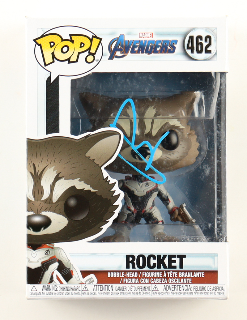 Bradley Cooper Signed "Avengers" #462 Rocket Funko Pop! Vinyl Figure (ACOA) at PristineAuction.com Bradley Cooper Signed "Avengers" #462 Rocket Funko Pop! Vinyl Figure (ACOA) at PristineAuction.com