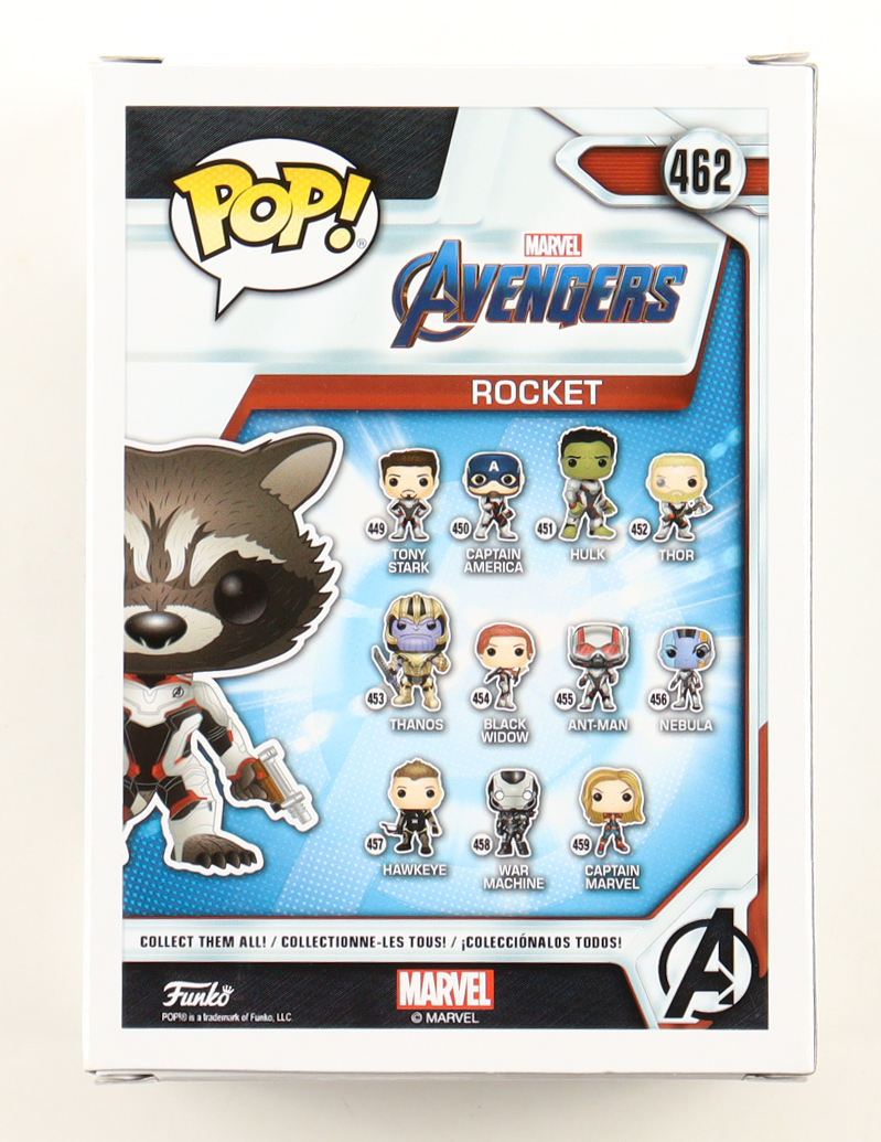 Bradley Cooper Signed "Avengers" #462 Rocket Funko Pop! Vinyl Figure (ACOA) at PristineAuction.com Bradley Cooper Signed "Avengers" #462 Rocket Funko Pop! Vinyl Figure (ACOA) at PristineAuction.com
