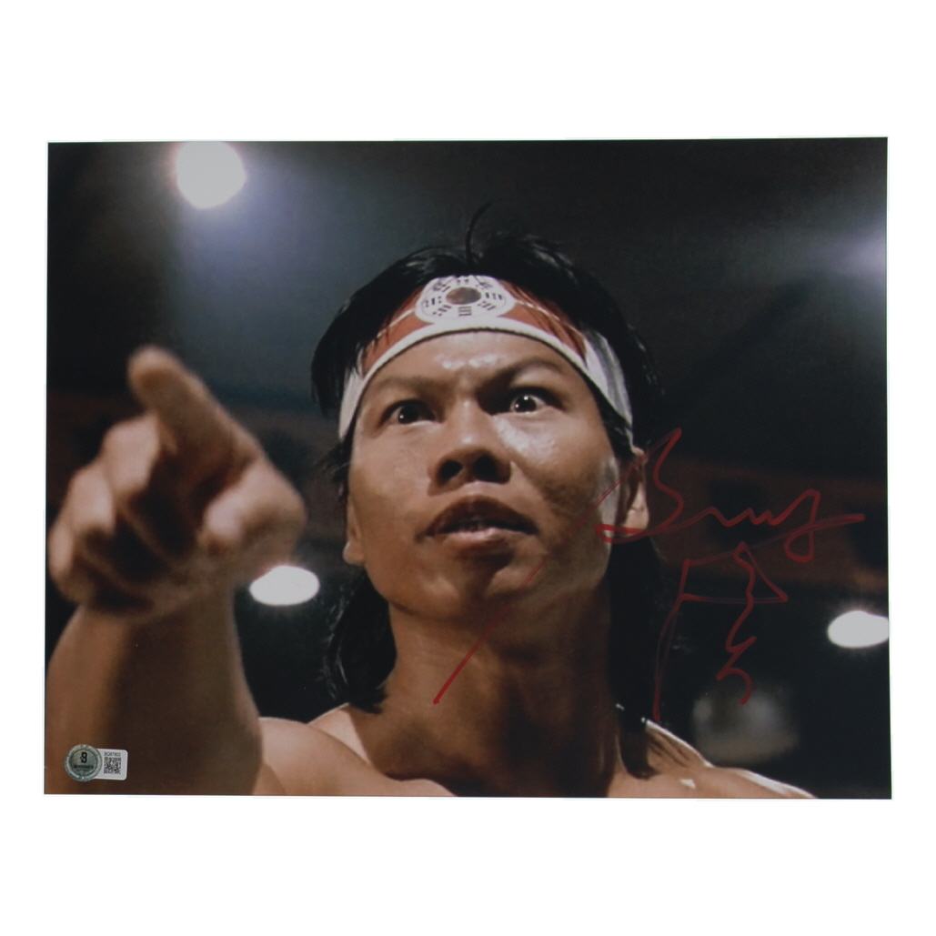 Bolo Yeung Signed "Bloodsport" 11x14 Photo (Beckett) at PristineAuction.com Bolo Yeung Signed "Bloodsport" 11x14 Photo (Beckett) at PristineAuction.com