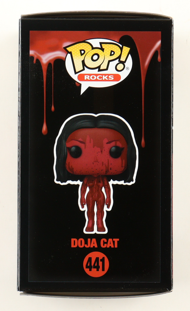 Doja Cat Signed "Doja Cat" #441 Funko Pop! Rocks Vinyl Figure (ACOA) at PristineAuction.com Doja Cat Signed "Doja Cat" #441 Funko Pop! Rocks Vinyl Figure (ACOA) at PristineAuction.com