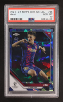 Gavi 2021-22 Topps Chrome Sapphire #25 RC (PSA 10) at PristineAuction.com