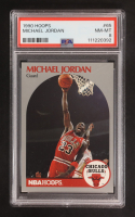 Michael Jordan 1990-91 Hoops #65 (PSA 8) at PristineAuction.com