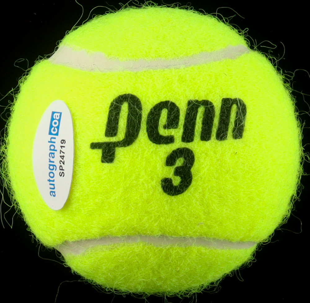 Daniil Medvedev Signed Tennis Ball (ACOA) at PristineAuction.com Daniil Medvedev Signed Tennis Ball (ACOA) at PristineAuction.com