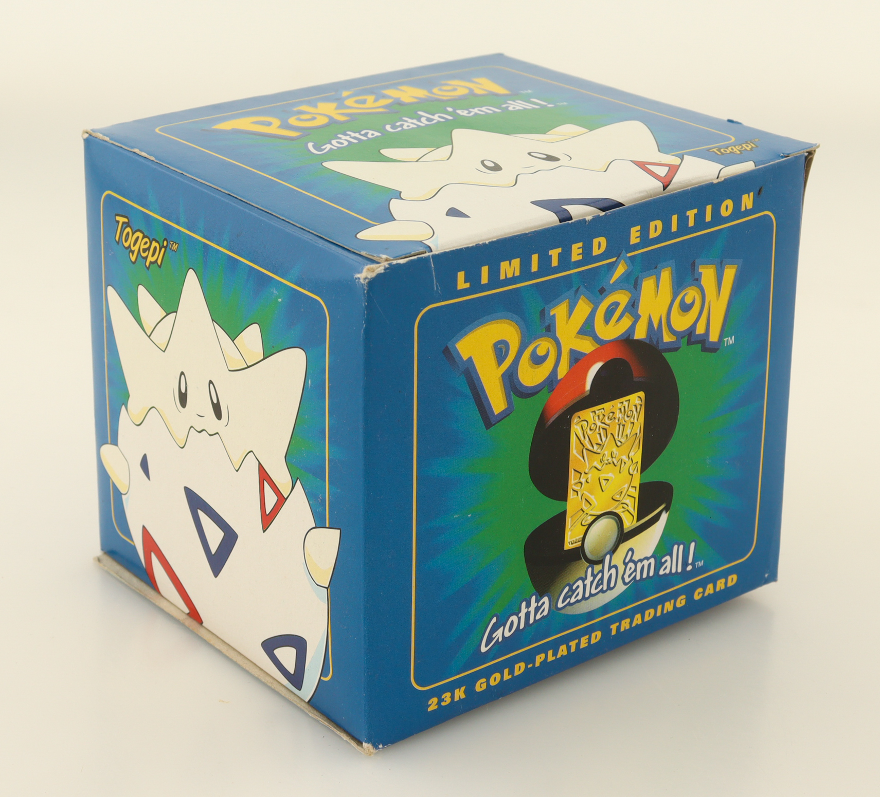 Togepi 23Kt Gold-Plated Pokemon Card with Original Packaging at PristineAuction.com Togepi 23Kt Gold-Plated Pokemon Card with Original Packaging at PristineAuction.com