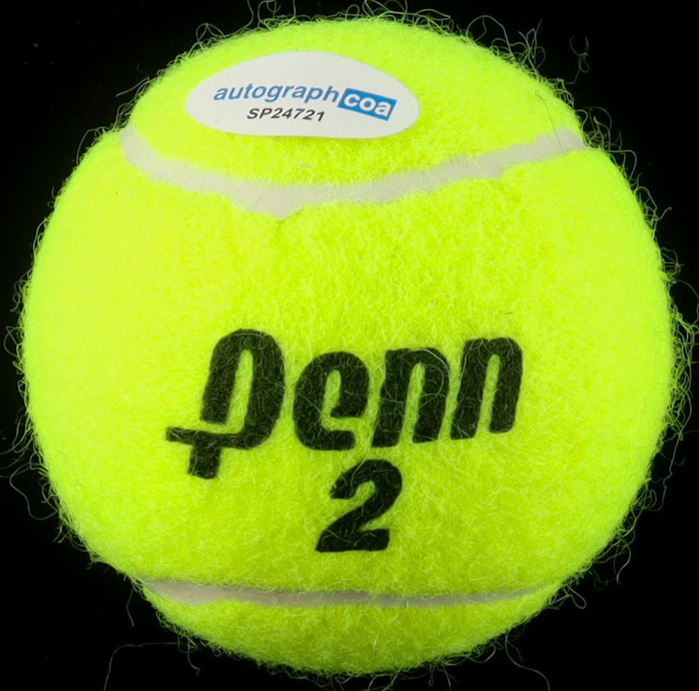 Daniil Medvedev Signed Tennis Ball (ACOA) at PristineAuction.com Daniil Medvedev Signed Tennis Ball (ACOA) at PristineAuction.com