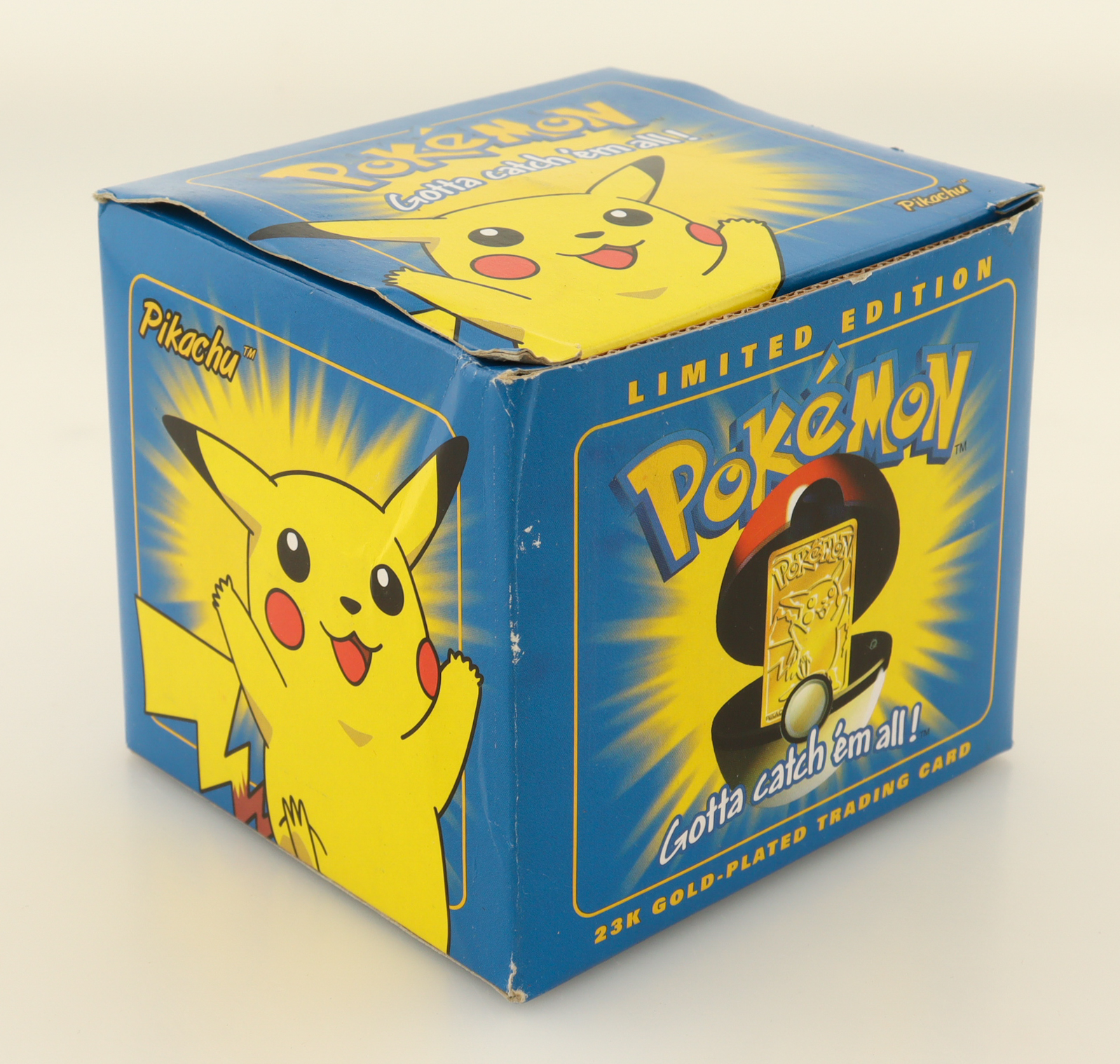 Pikachu 23Kt Gold-Plated Pokemon Card with Original Packaging at PristineAuction.com Pikachu 23Kt Gold-Plated Pokemon Card with Original Packaging at PristineAuction.com