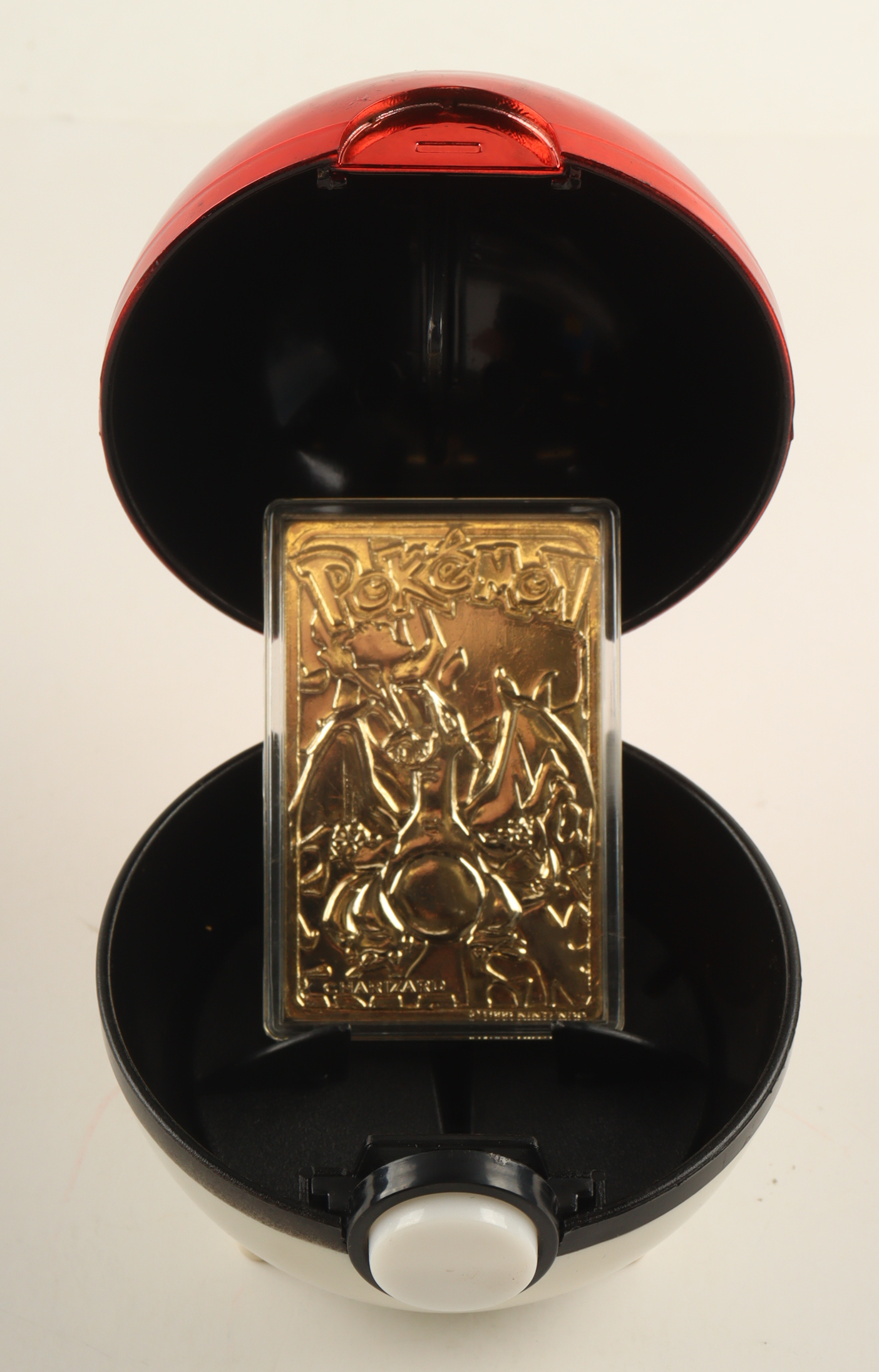 Charizard 23Kt Gold-Plated Pokemon Card with Original Packaging at PristineAuction.com Charizard 23Kt Gold-Plated Pokemon Card with Original Packaging at PristineAuction.com