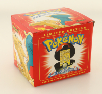 Charizard 23Kt Gold-Plated Pokemon Card with Original Packaging at PristineAuction.com