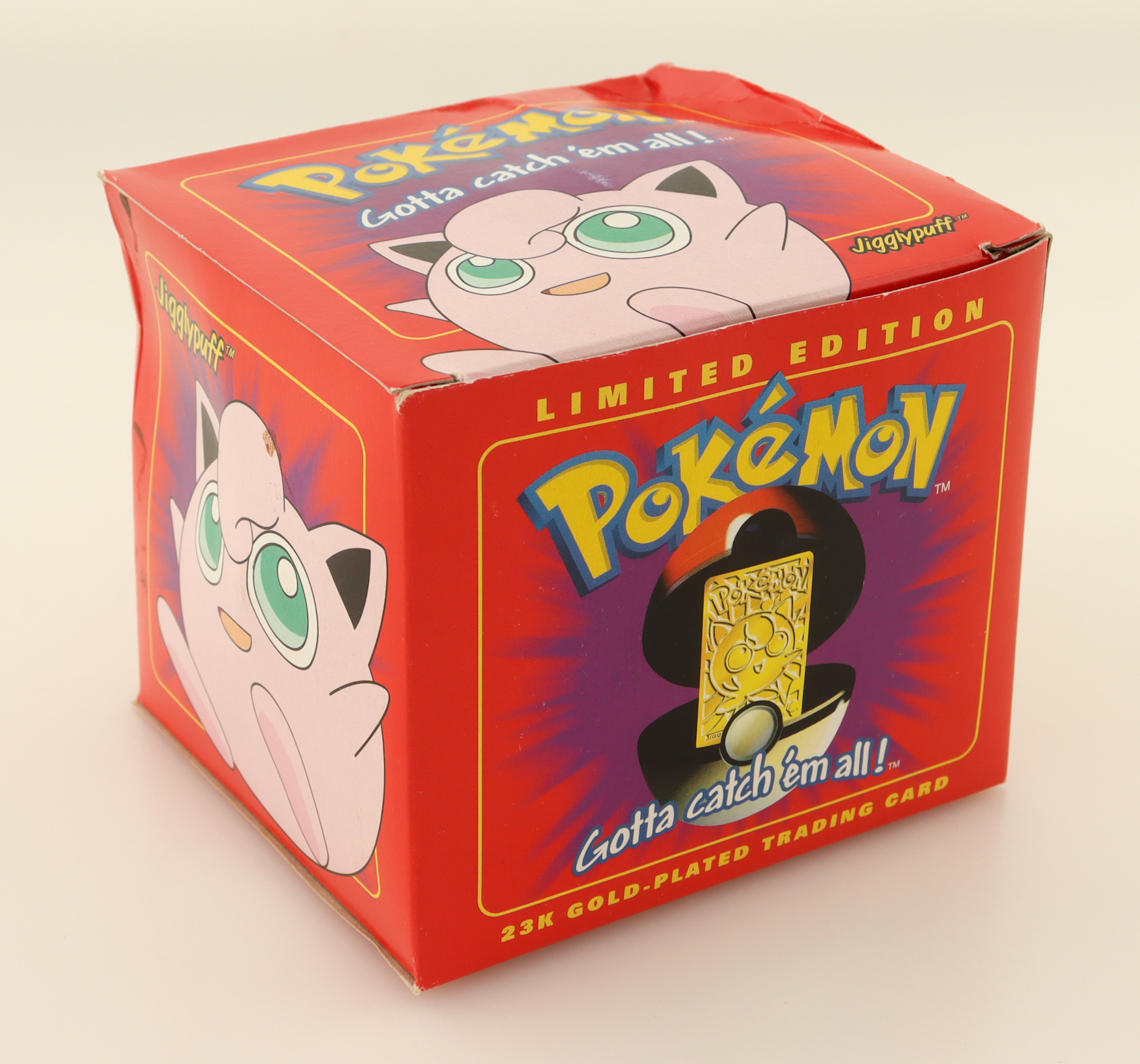 Jigglypuff 23Kt Gold-Plated Pokemon Card with Original Packaging at PristineAuction.com Jigglypuff 23Kt Gold-Plated Pokemon Card with Original Packaging at PristineAuction.com