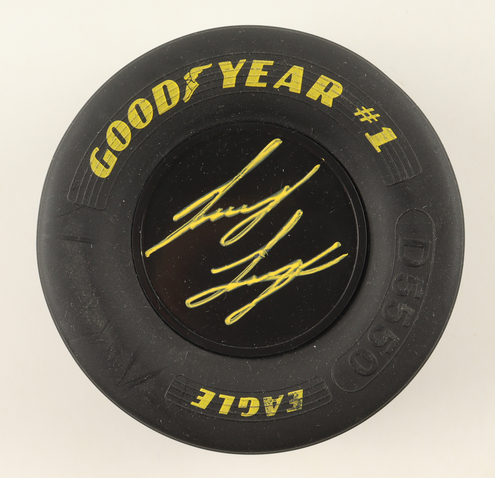 Joey Logano Signed NASCAR Goodyear Mini Tire (JSA) at PristineAuction.com Joey Logano Signed NASCAR Goodyear Mini Tire (JSA) at PristineAuction.com