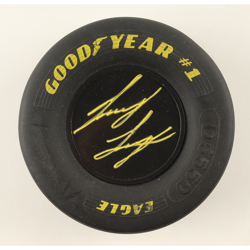 Joey Logano Signed NASCAR Goodyear Mini Tire (JSA) at PristineAuction.com